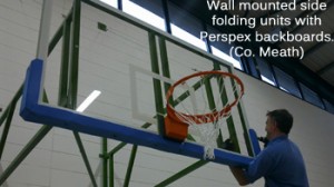 Main basketball with Perspex